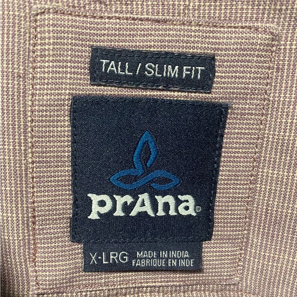Mens Prana button down (Purple)